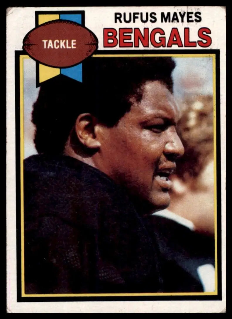 1979 Topps Rufus Mayes #374 Cincinnati Bengals Football Card NFL Sports - Football Card Single