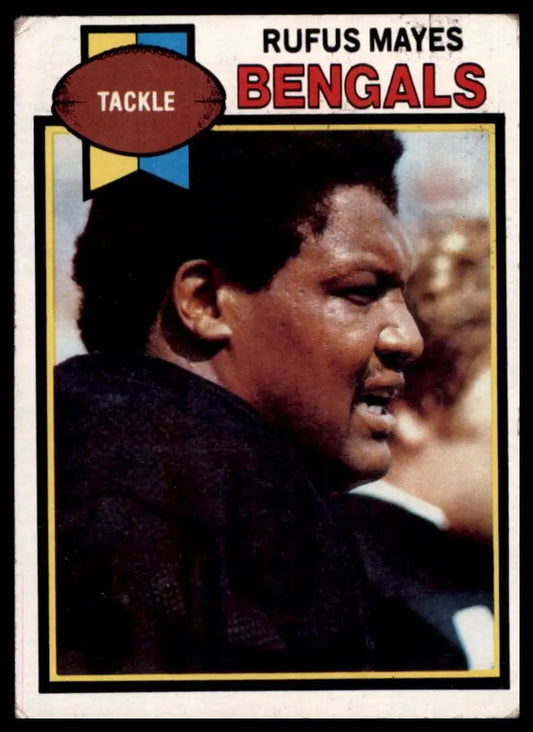 1979 Topps Rufus Mayes #374 Cincinnati Bengals Football Card NFL Sports - Football Card Single
