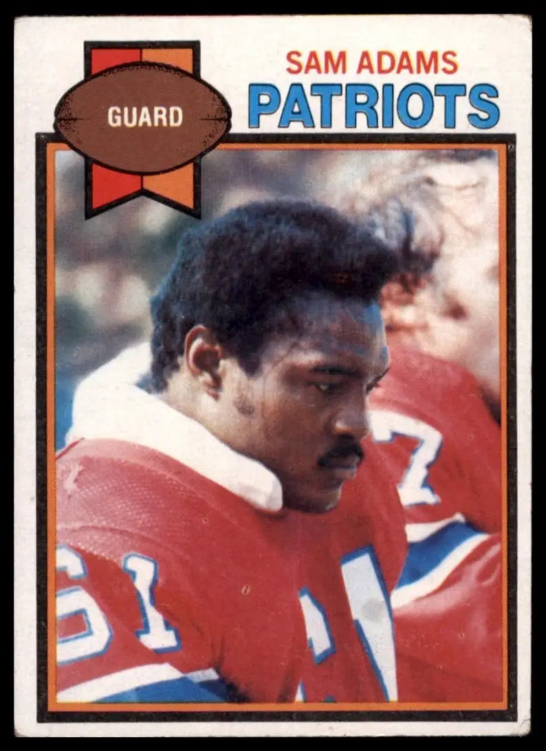 1979 Topps Sam Adams #461 New England Patriots Football Card NFL Sports