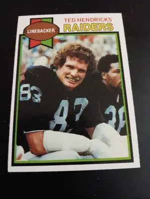 1979 Topps - Ted Hendricks #345. Oakland Raiders. NRMT+ - Football Card Single