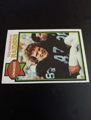 1979 Topps - Ted Hendricks #345. Oakland Raiders. NRMT+ - Football Card Single