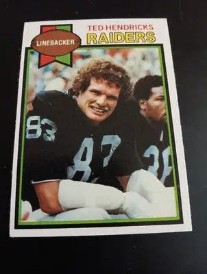 1979 Topps - Ted Hendricks #345. Oakland Raiders. NRMT+ - Football Card Single