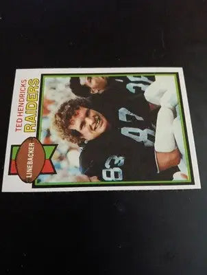 1979 Topps - Ted Hendricks #345. Oakland Raiders. NRMT+ - Football Card Single