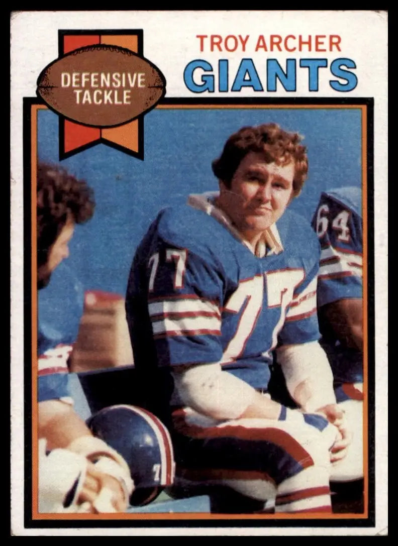 1979 Topps Troy Archer #81 New York Giants Football Card NFL Sports