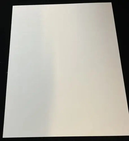 Blank white team sheet for the 1980-81 Dallas Mavericks trading cards signatures