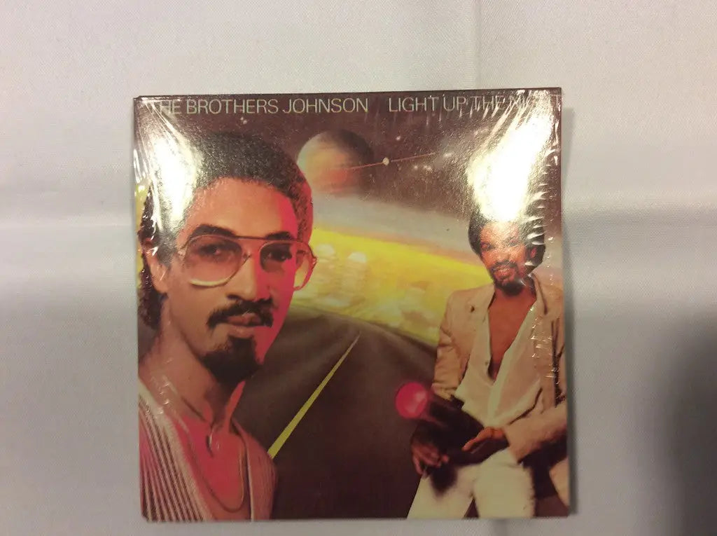 Vinyl record album cover of The Brothers Johnson Light Up the Night from Chu Bops Sealed