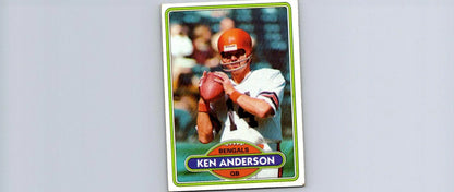 Ken Anderson 1980 Topps #388 trading card showcasing the football legend’s career