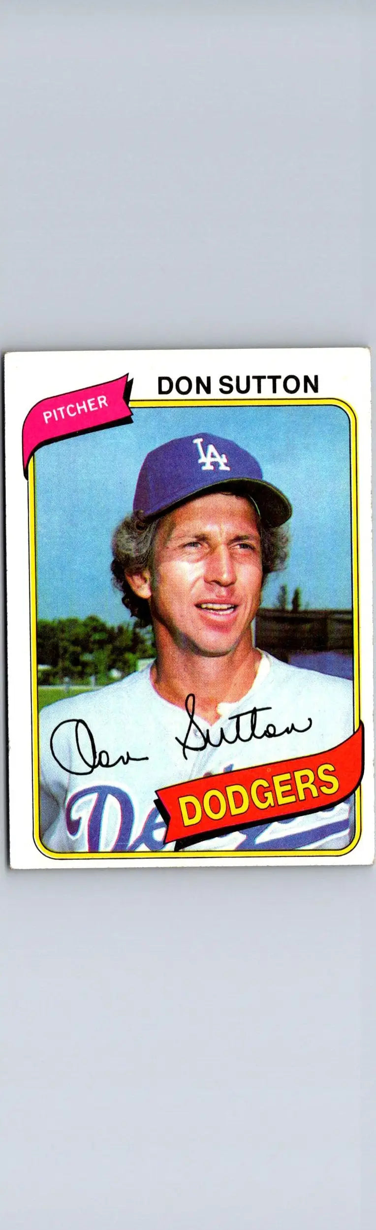 1980 Topps Don Sutton baseball card for collectors and fans of Don Sutton memorabilia