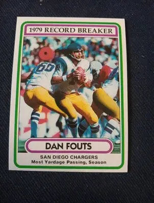 1980 Topps - ’79 Record Breaker Dan Fouts #3. Chargers. NRMT+ - Football Card Single