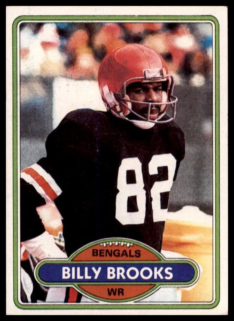 1980 Topps Billy Brooks #483 Chicinnati Bengals Football Card NFL Sports - Football Card Single