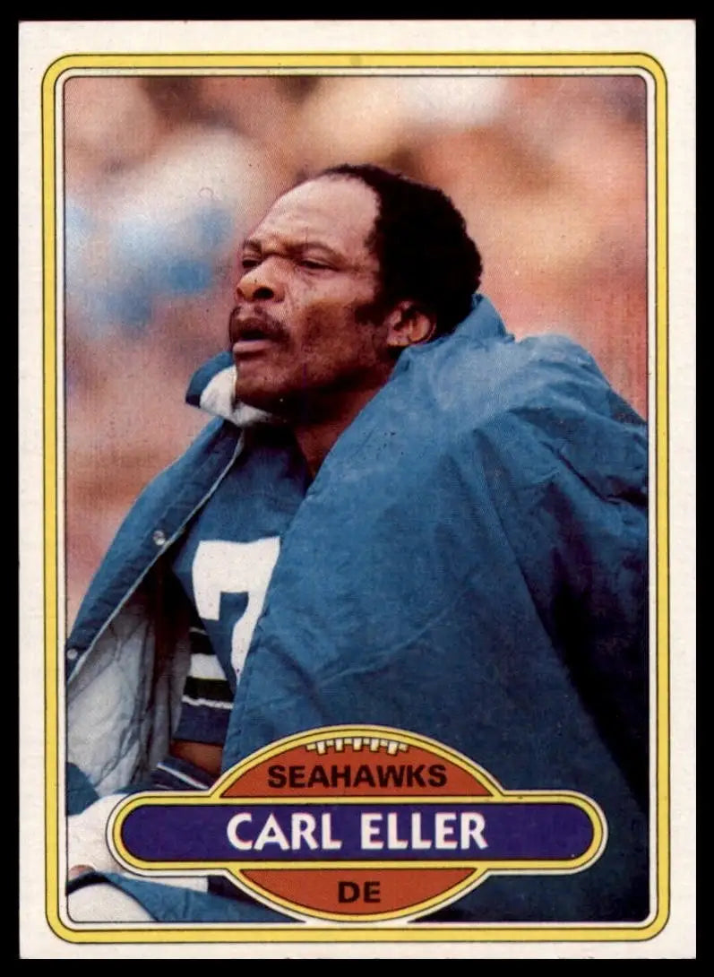 1980 Topps Carl Eller #189 Seattle Seahawks Football Card NFL Sports - Trading Card