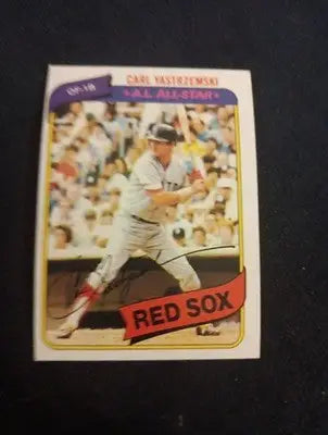 1980 Topps - Carl Yastrzemski #720. Red Sox. EX-NRMT - Baseball Card Single