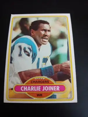 1980 Topps - Charlie Joiner #28. SD Chargers. EX - EX+ - Football Card Single