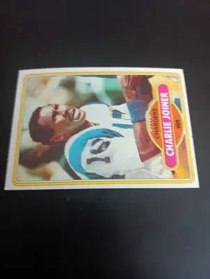 1980 Topps - Charlie Joiner #28. SD Chargers. EX - EX+ - Football Card Single