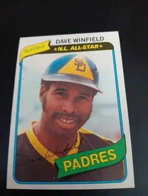 1980 Topps - Dave Winfield #230. Padres. NRMT+ - Baseball Card Single