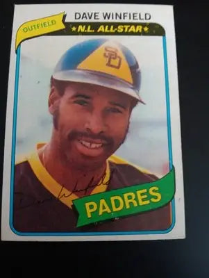 1980 Topps - Dave Winfield #230. San Diego Padres. EX+ - Baseball Card Single