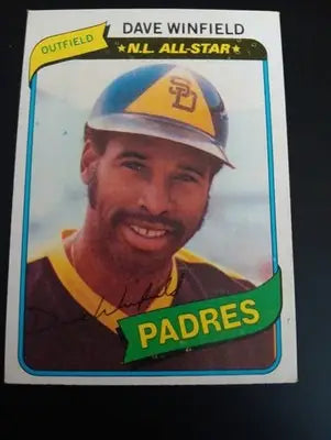 1980 Topps - Dave Winfield #230. San Diego Padres. EX+ - Baseball Card Single