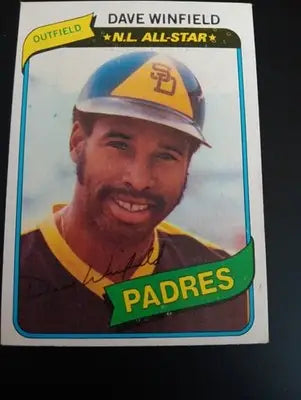1980 Topps - Dave Winfield #230. San Diego Padres. EX+ - Baseball Card Single