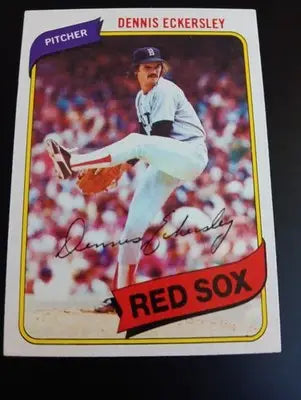 1980 Topps - Dennis Eckersley #320. Boston Red Sox. NRMT+ - Baseball Card Single