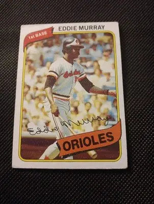 1980 Topps - Eddie Murray #160. Baltimore Orioles. VG+ - EX - Baseball Card Single