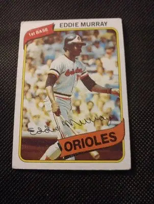 1980 Topps - Eddie Murray #160. Baltimore Orioles. VG+ - EX - Baseball Card Single