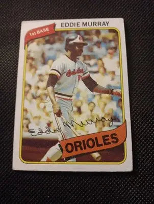 1980 Topps - Eddie Murray #160. Baltimore Orioles. VG+ - EX - Baseball Card Single