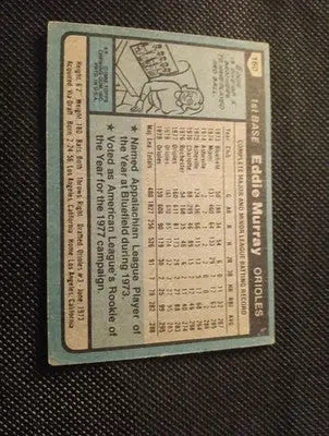 1980 Topps - Eddie Murray #160. Baltimore Orioles. VG+ - EX - Baseball Card Single