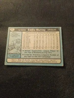 1980 Topps - Eddie Murray #160. Baltimore Orioles. VG+ - EX - Baseball Card Single