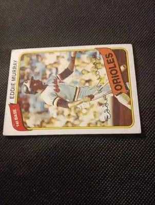 1980 Topps - Eddie Murray #160. Baltimore Orioles. VG+ - EX - Baseball Card Single