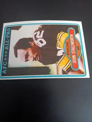 1980 Topps - John Stallworth #130. Pittsburgh Steelers. EX-NRMT - Football Card Single