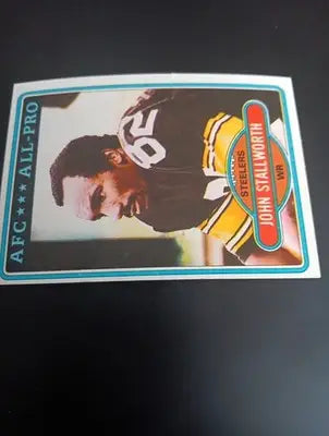 1980 Topps - John Stallworth #130. Pittsburgh Steelers. EX-NRMT - Football Card Single