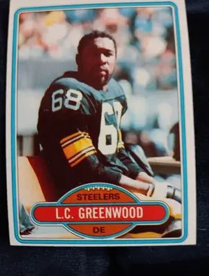 1980 Topps - L.C. Greenwood #375. Pittsburgh Steelers. EX-NRMT