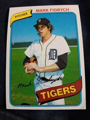 1980 Topps - Mark Fidrych #445. Detroit Tigers. EX+ - Baseball Card Single