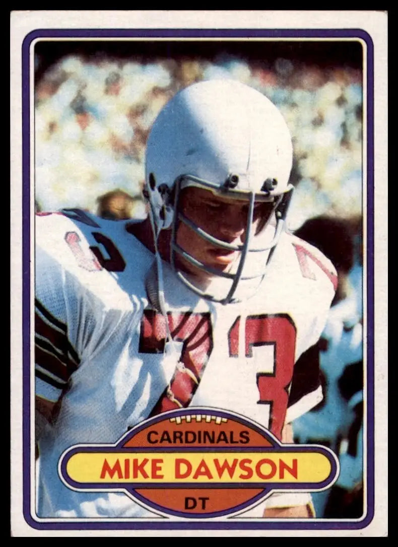 1980 Topps Mike Dawson #487 St Louis Cardinals Football Card NFL Sports