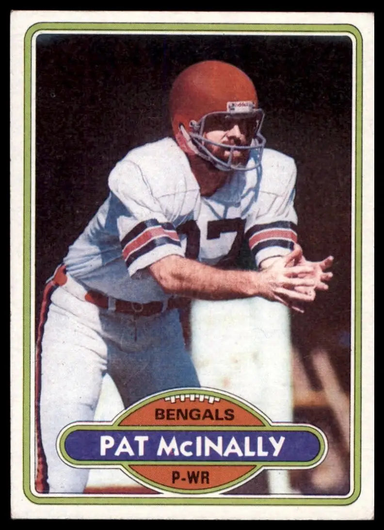 1980 Topps Pat McInally #268 Cincinnati Bengals Football Card NFL Sports - Football Card Single
