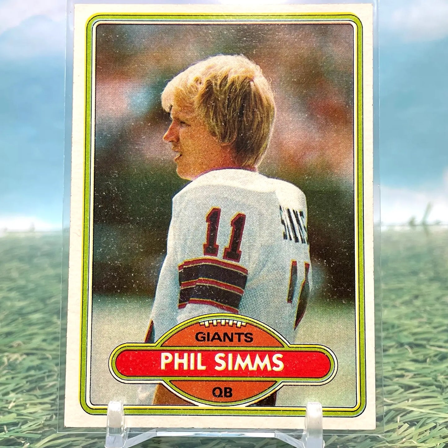1980 Topps Phil Simms #225 (RC) Rookie NY Giants CG15 - Football Card Single