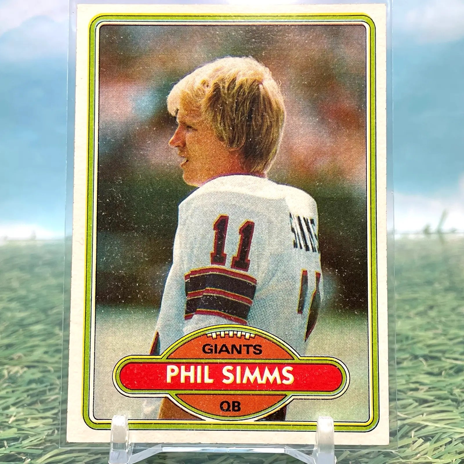 1980 Topps Phil Simms #225 (RC) Rookie NY Giants CG15 - Football Card Single