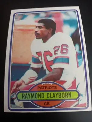 1980 Topps - Raymond Clayborn #248. NE Patriots. EX-NRMT - Football Card Single