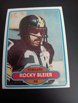 1980 Topps - Rocky Bleier #61. Pittsburgh Steelers. EX-NRMT - Football Card Single