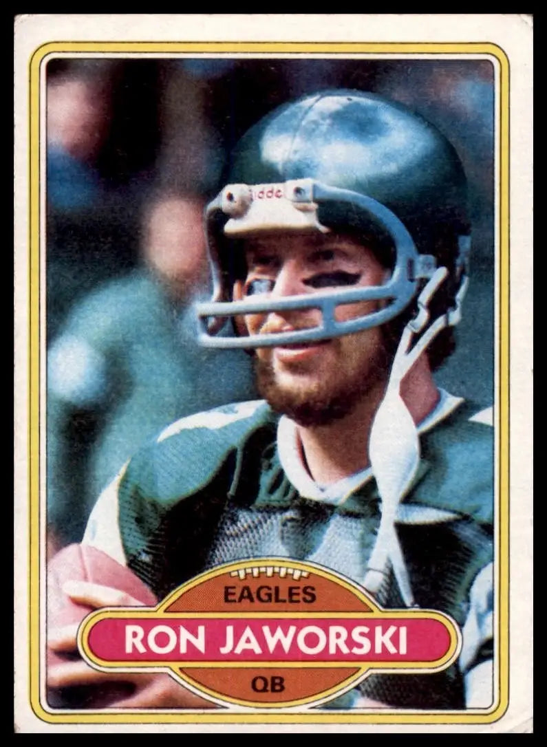 1980 Topps Ron Jaworski #72 Philadelphia Eagles Football Card NFL Sports - Football Card Single