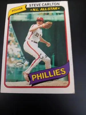 1980 Topps - Steve Carlton #210. Philadelphia Phillies. EX - Baseball Card Single