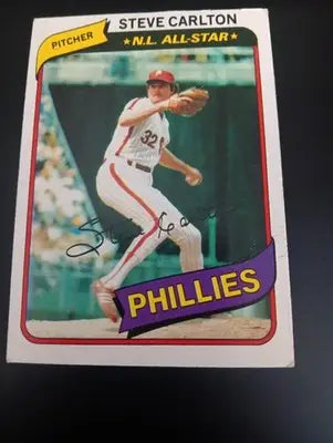1980 Topps - Steve Carlton #210. Philadelphia Phillies. EX - Baseball Card Single