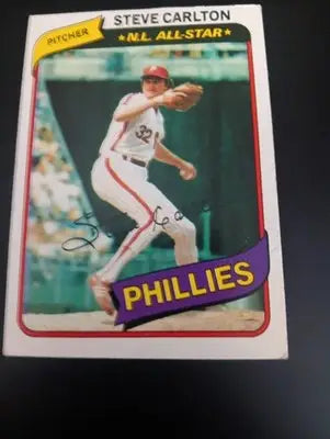 1980 Topps - Steve Carlton #210. Philadelphia Phillies. EX - Baseball Card Single