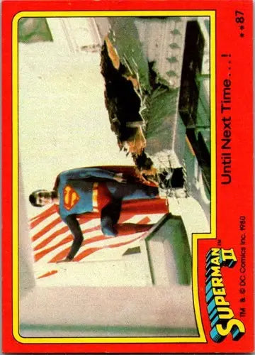 1980 Topps Superman II trading card with original gloss from Simply Sandoval