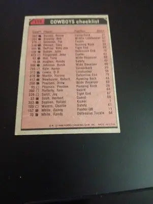1980 Topps - Team Leaders Tony Dorsett Tony Hill Harvey Martin #113 - Football Card Single
