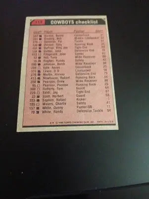 1980 Topps - Team Leaders Tony Dorsett Tony Hill Harvey Martin #113 - Football Card Single