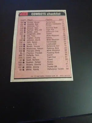 1980 Topps - Team Leaders Tony Dorsett Tony Hill Harvey Martin #113 - Football Card Single