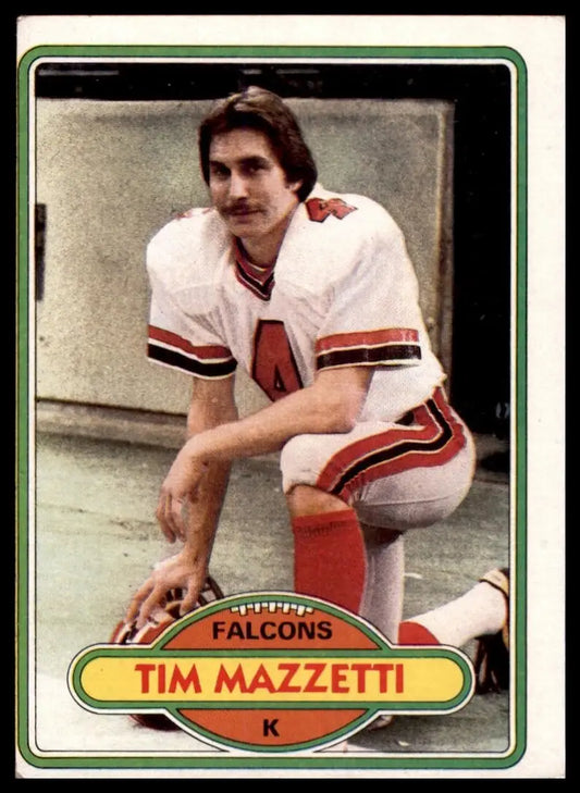 1980 Topps Tim Mazzetti #383 Atlanta Falcons Football Card NFL Sports - Football Card Single
