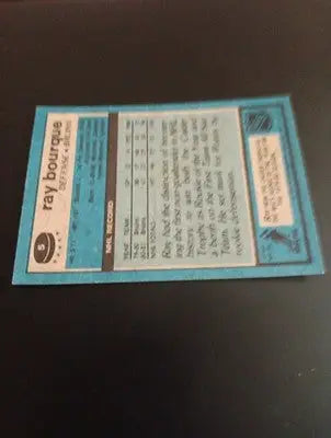 1981-82 Topps - Ray Bourque #5. Boston Bruins. EX-NRMT+ - Hockey Card Single