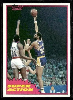 1981-82 Topps #W106 Kareem Abdul-Jabbar